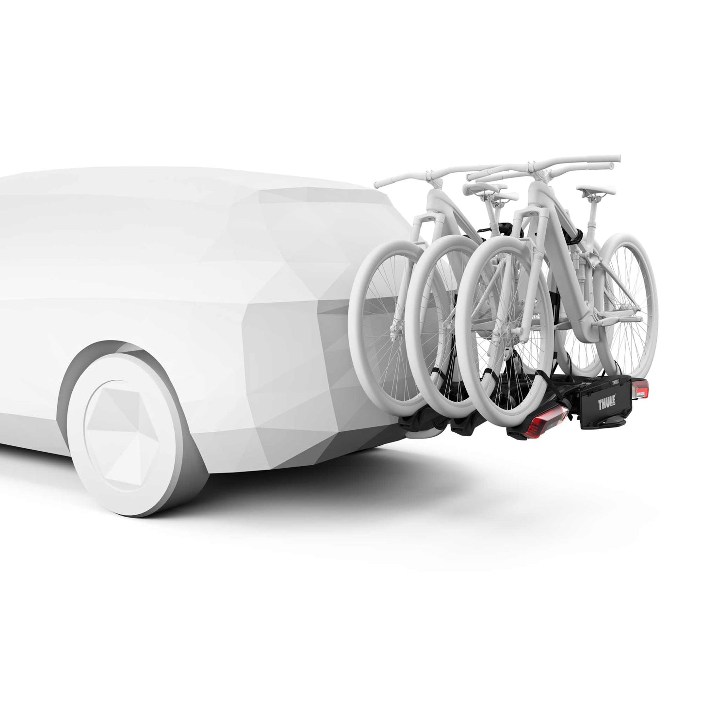 Thule Epos 3 - Klappbarer Kupplungsfahrradträger für 3 Fahrräder