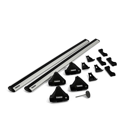 Thule Dachträger Komplettset für TOYOTA Prius 5-T Schrägheck (XW20) 2004-2008 (Normales Dach)