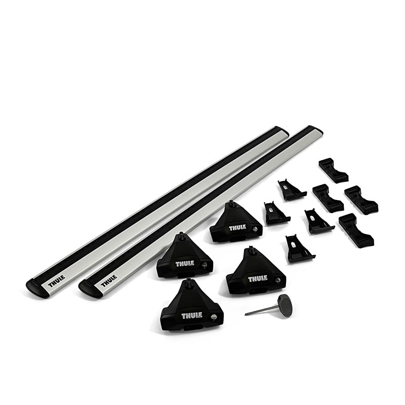 Thule roof rack complete set for Peugeot 108 5-T Schrächtheck 2014- (normal roof)