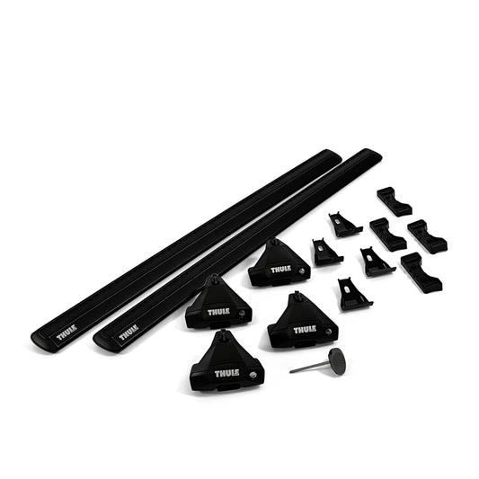 Thule roof rack complete set for DFSK Seres 5 5-T SUV 2023- (normal roof)- black