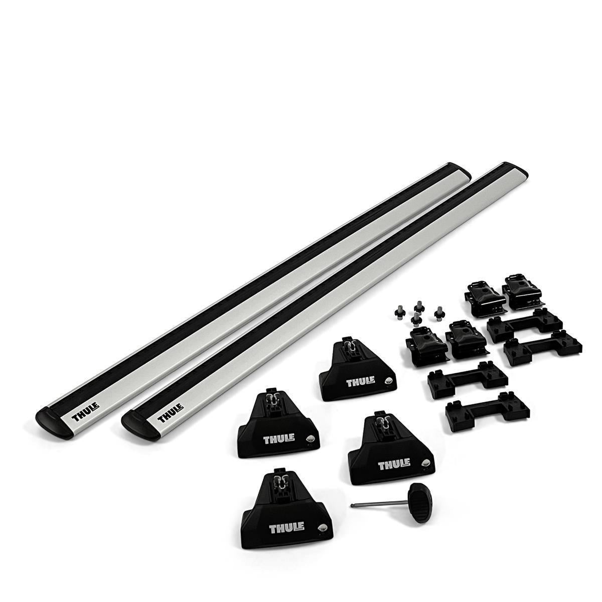 Thule roof rack complete set for Volvo XC90 5-t SUV 2015- (flush rails)