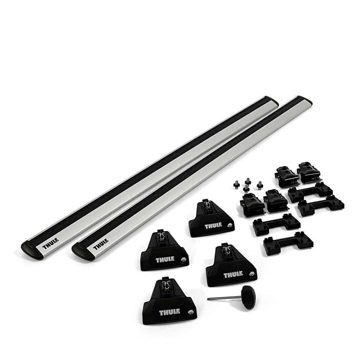 Thule roof rack complete set for BMW X5 5-T SUV 2014-2018 (blissful rails)