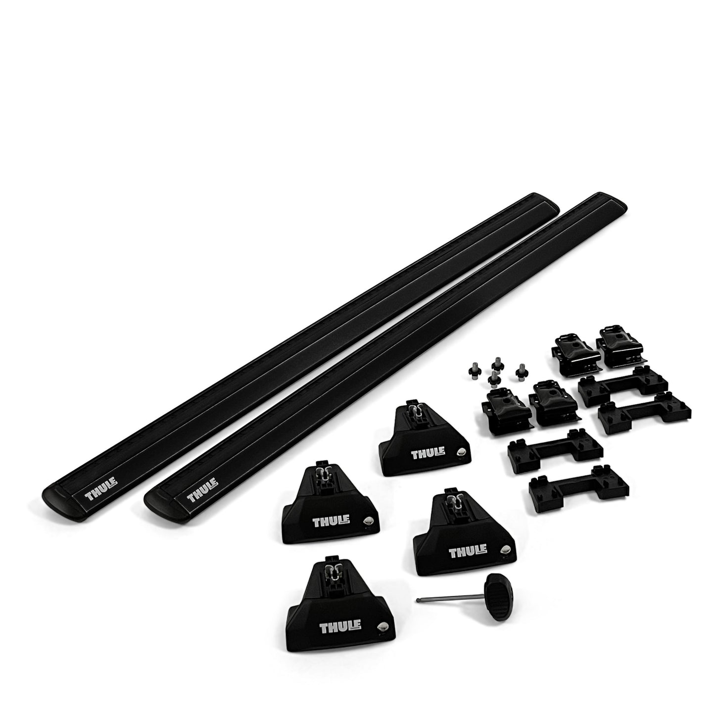 Thule roof rack complete set for Mercedes Benz E-Class All-Terrain 5-T Kombi (S214) 2024- (flush rails)-black