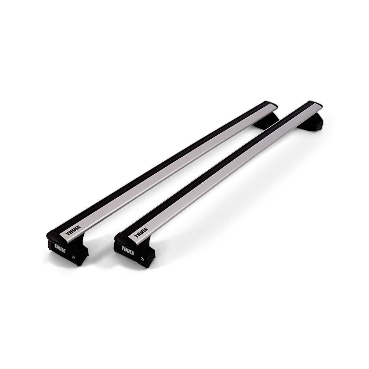 Thule roof rack complete set for Toyota Grand Highlander 5-t SUV (AS10) 2024- (blissful rails)- silver