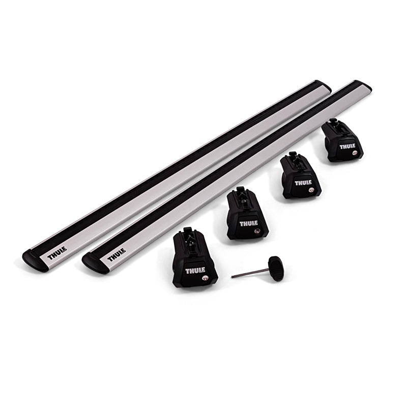 Thule roof rack complete set for Hyundai Satellite 5-T Bus 1998-2007 (roof rail)