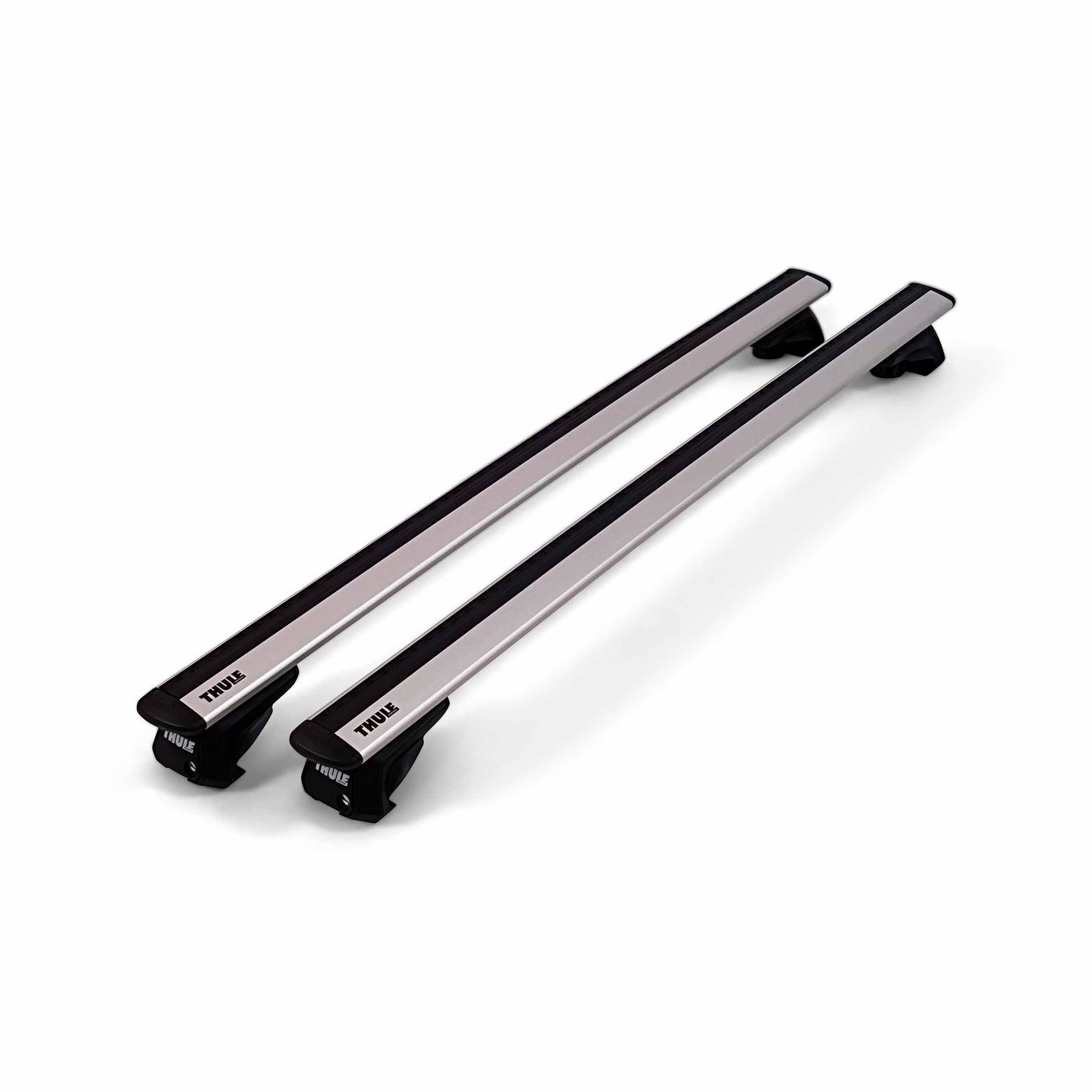 Thule Dachträger Komplettset für VOLKSWAGEN Caddy Maxi Life 4-T MPV 2021- mit Dachreling (Dachreling) - silber