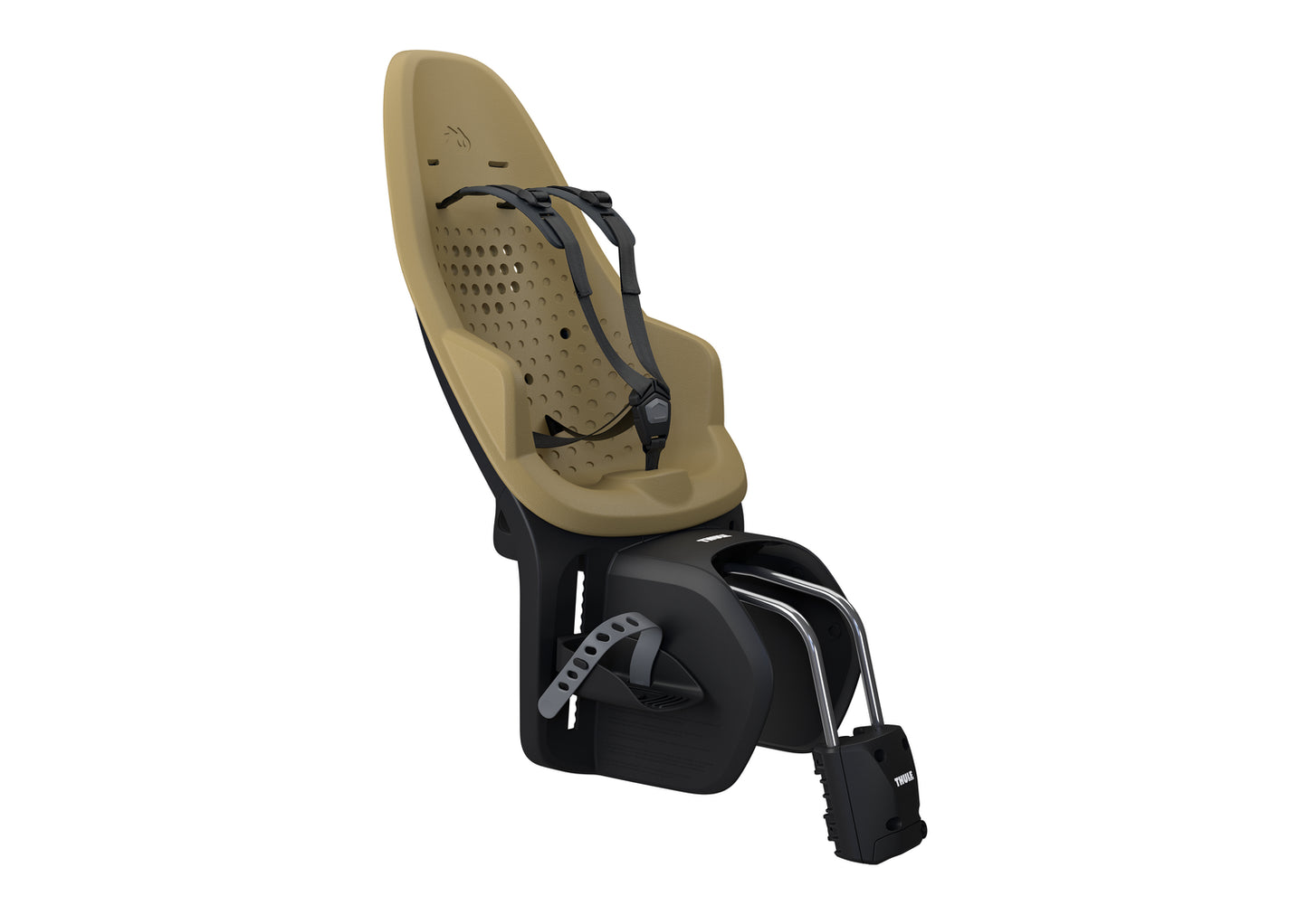 THULE Yepp 2 Maxi Kinderfahrradsitz für Rahmenmontage Fennel Tan