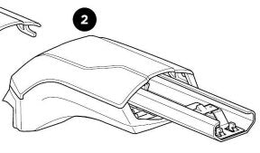 Thule Complete Foot Left - Thule Edge Raized Rail single foot left