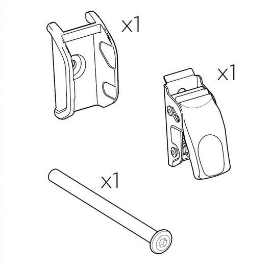 Thule Pump Buckle Kit EF XT ratchet lock set for the Easyfold XT