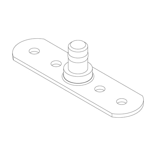 Thule Ersatzteil Halter für Deckelstütze (Holder Dual Force) Dachboxen