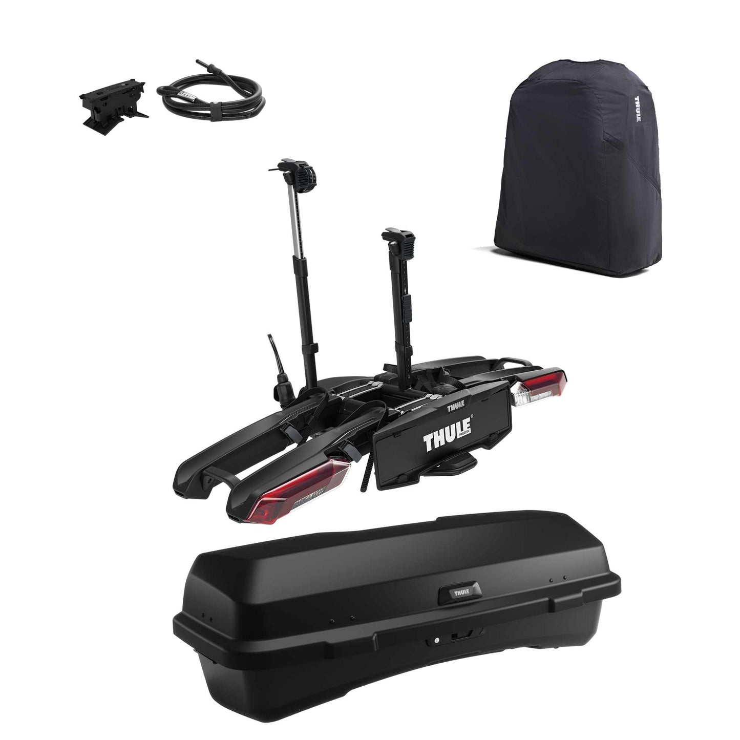 Thule Epos 2 - Klappbarer Kupplungsfahrradträger inkl. verschiedene Erweiterungen