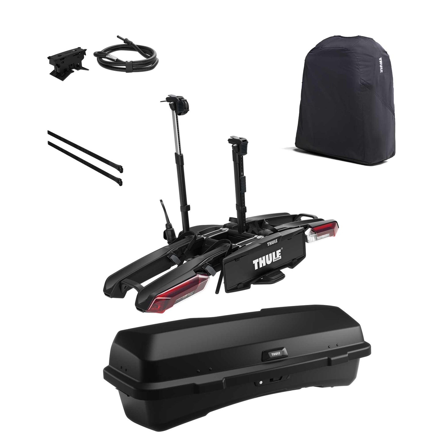 Thule Epos 2 - Klappbarer Kupplungsfahrradträger inkl. verschiedene Erweiterungen