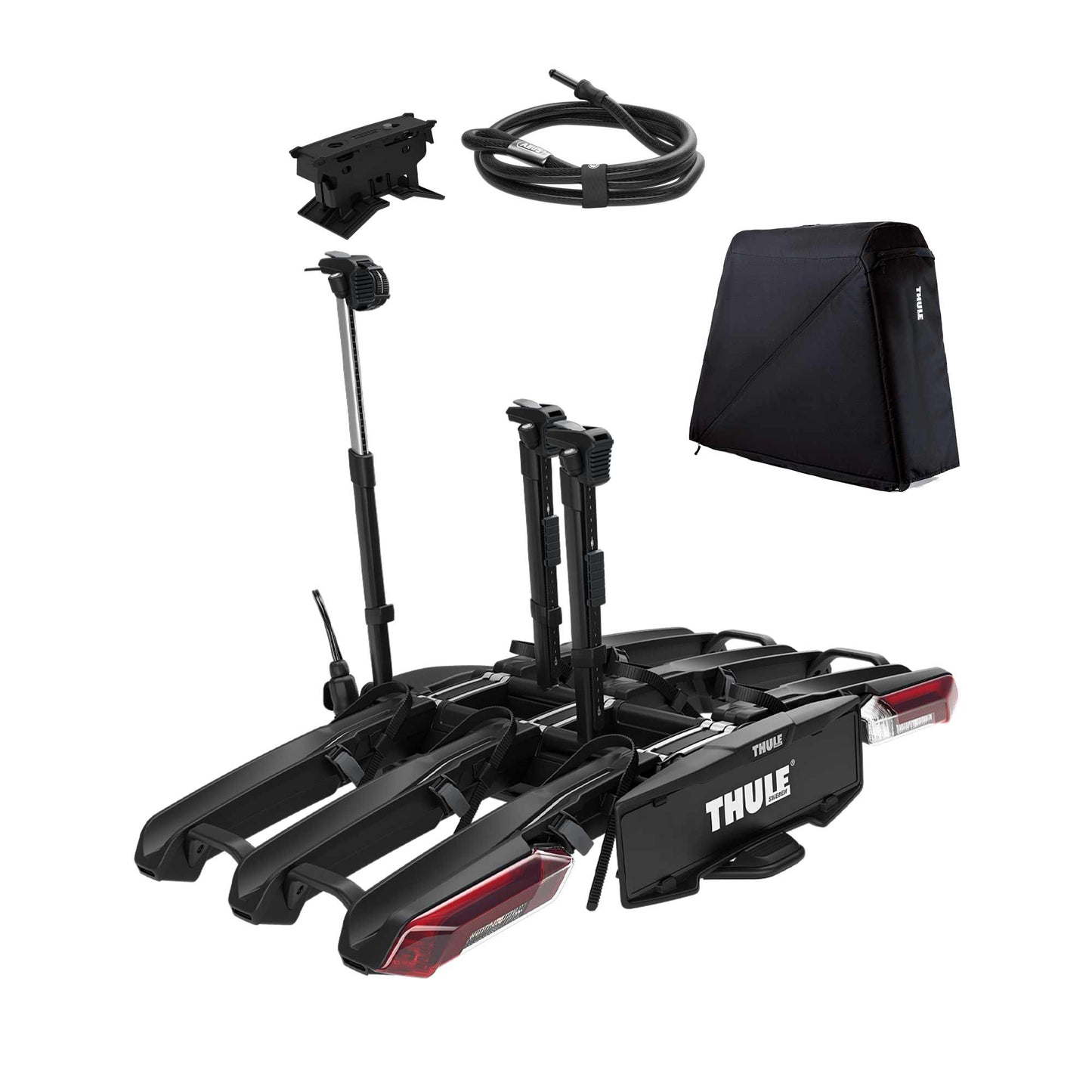 Thule Epos 3 - Klappbarer Kupplungsfahrradträger inkl. verschiedene Erweiterungen