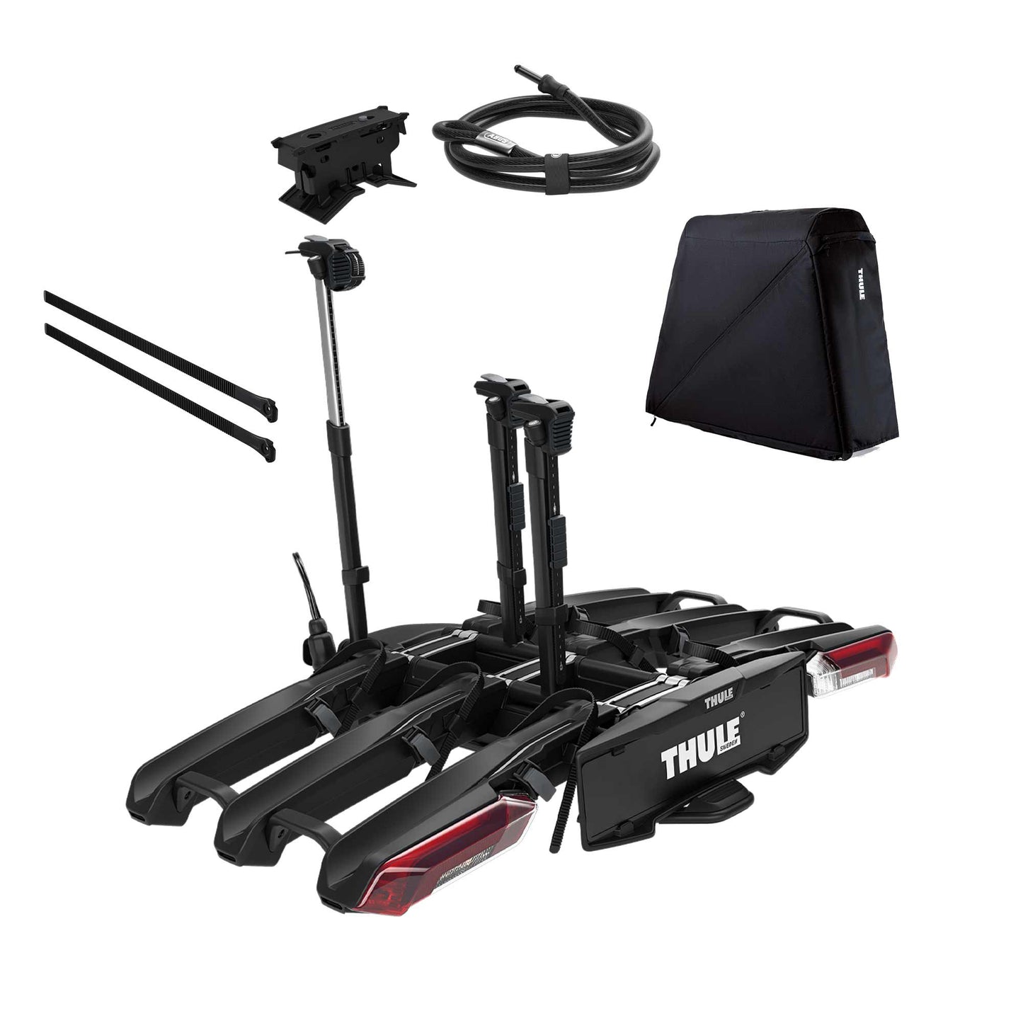 Thule Epos 3 - Klappbarer Kupplungsfahrradträger inkl. verschiedene Erweiterungen