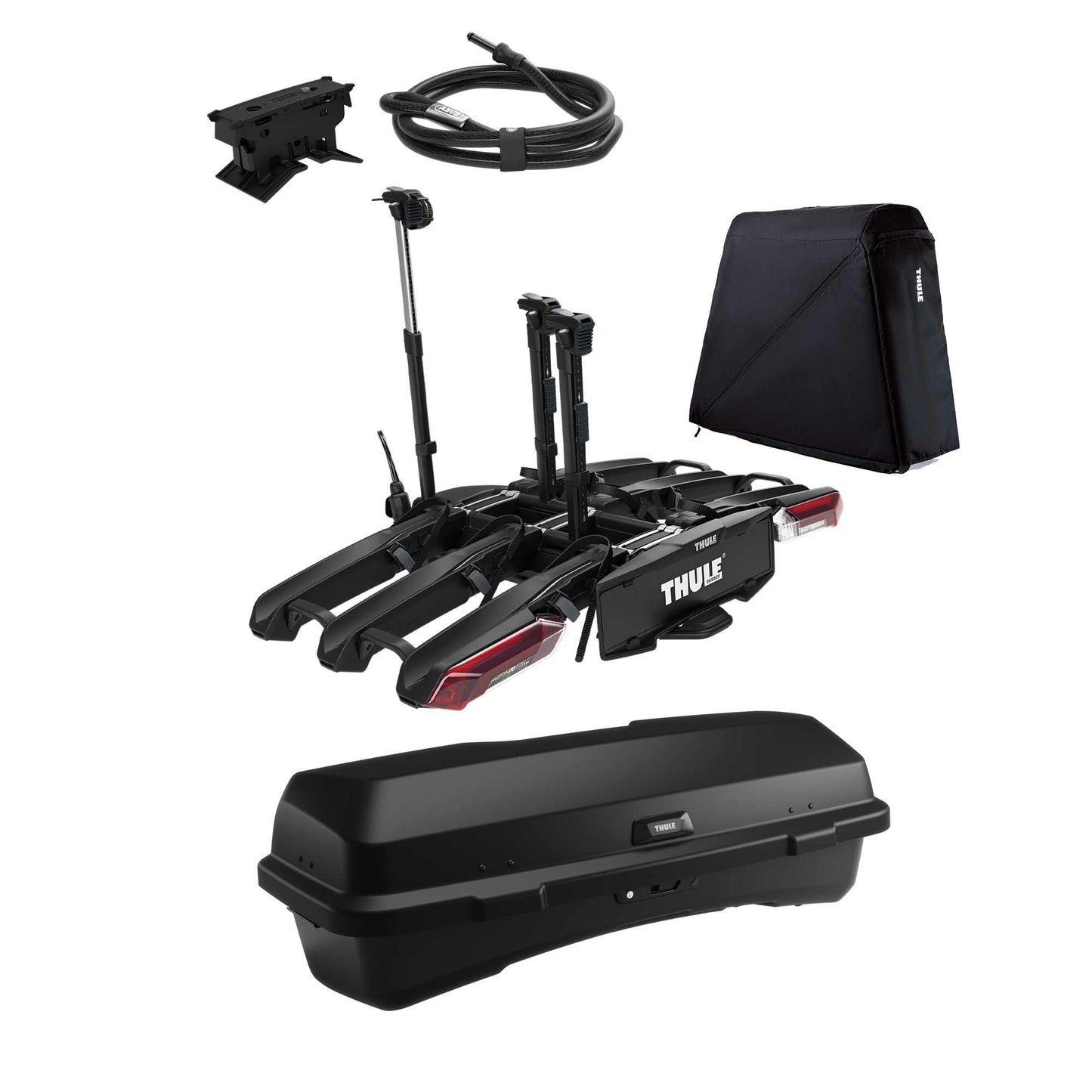 Thule Epos 3 - Klappbarer Kupplungsfahrradträger inkl. verschiedene Erweiterungen