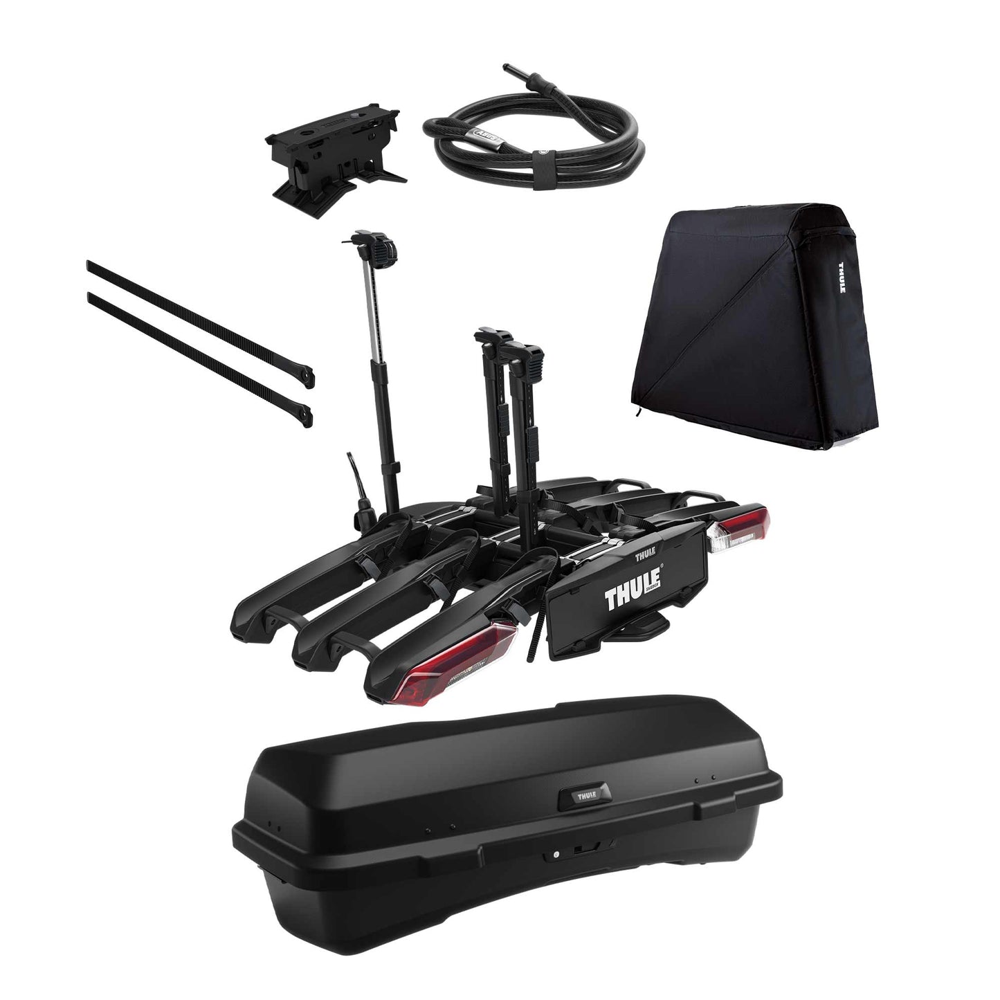 Thule Epos 3 - Klappbarer Kupplungsfahrradträger inkl. verschiedene Erweiterungen